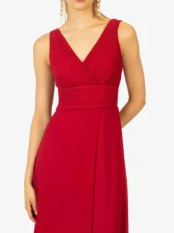 Kraimod Kleider*Damen Abendkleid rot uni
