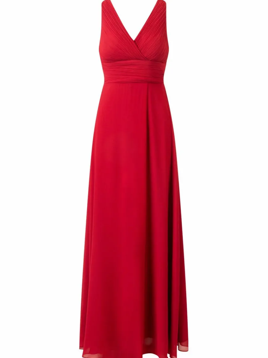 Kraimod Kleider*Damen Abendkleid rot uni