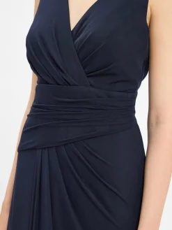 Vera Mont Kleider*Damen Abendkleid marine uni