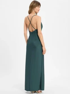 VM Kleider*Damen Abendkleid - Noos petrol uni