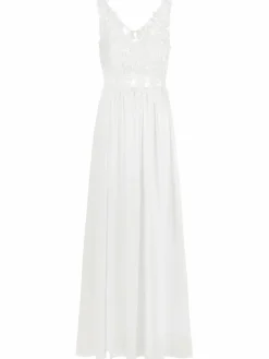 Kraimod Kleider*Damen Abendkleider weiß uni