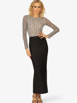 Kraimod Röcke*Damen Abendrock schwarz uni