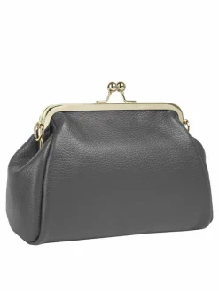 Cluty Taschen & Rucksäcke*Damen Abendtasche grau uni