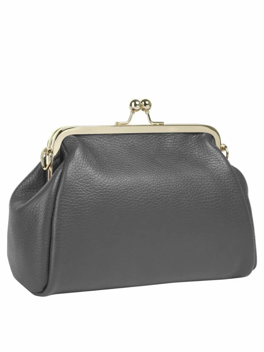 Cluty Taschen & Rucksäcke*Damen Abendtasche grau uni