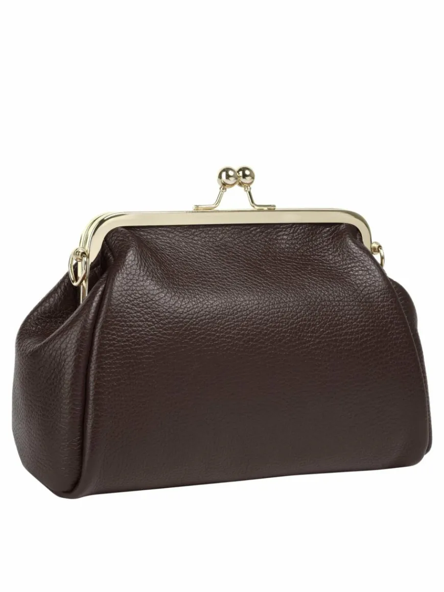 Cluty Taschen & Rucksäcke*Damen Abendtasche braun uni