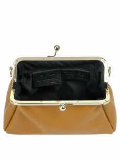 Cluty Taschen & Rucksäcke*Damen Abendtasche gelb uni