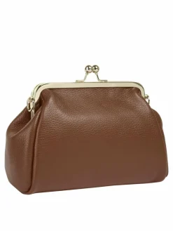 Cluty Taschen & Rucksäcke*Damen Abendtasche cognac uni
