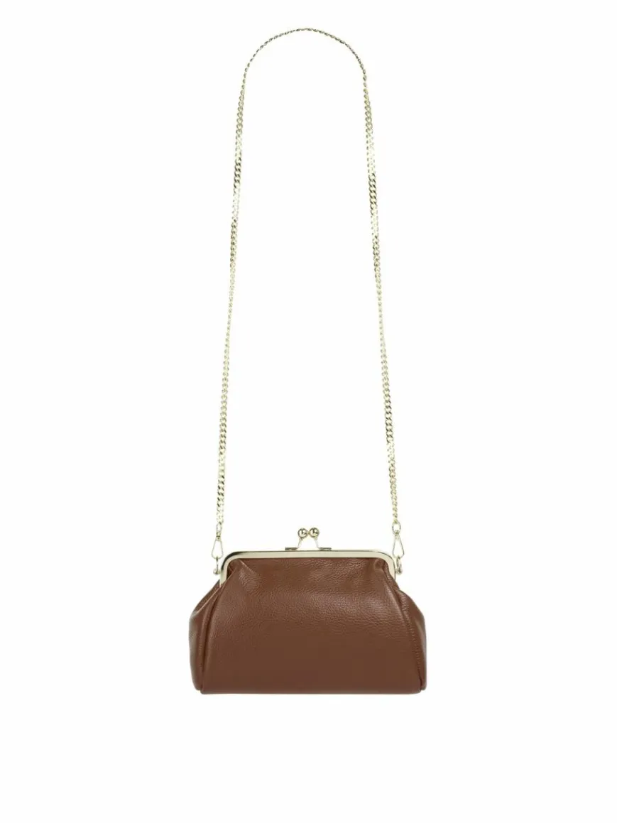 Cluty Taschen & Rucksäcke*Damen Abendtasche cognac uni