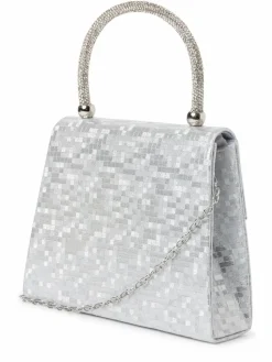 Kurt Kölln Taschen & Rucksäcke*Damen Abendtasche silber uni