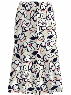 Frank Walder Röcke*Damen A-Linien Rock mehrfarbig gemustert