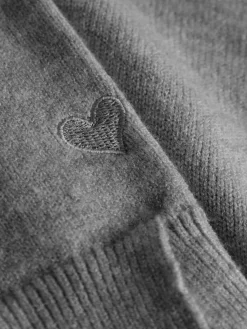 Frieda & Freddies Kleider*Damen A-Linien-Kleid grau uni