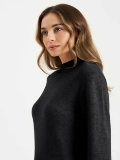 Frieda & Freddies Kleider*Damen A-Linien-Kleid schwarz uni