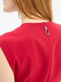 HUGO Kleider*Damen A-Linien-Kleid - Kilama rot uni