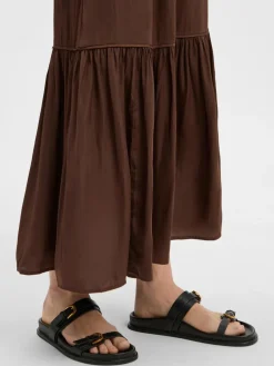 zero Röcke*Damen A-Linien-Rock mocca uni