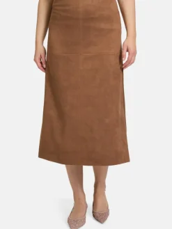 Betty Barclay Röcke*Damen A-Linien-Rock braun nougat uni