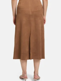 Betty Barclay Röcke*Damen A-Linien-Rock braun nougat uni