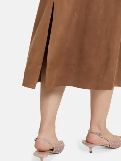 Betty Barclay Röcke*Damen A-Linien-Rock braun nougat uni