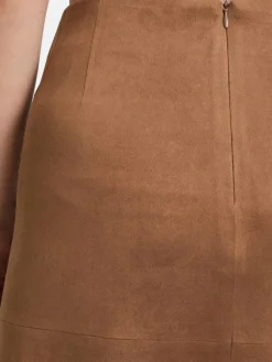 Betty Barclay Röcke*Damen A-Linien-Rock braun nougat uni