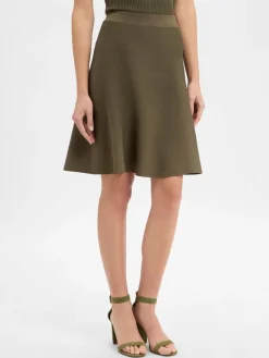Nümph Röcke*Damen A-Linien-Rock - Nullypilly oliv uni