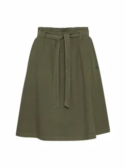 OXMO Röcke*Damen A-Linien-Rock - OXLerke oliv uni