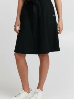 OXMO Röcke*Damen A-Linien-Rock - OXLerke schwarz uni