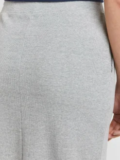 OXMO Röcke*Damen A-Linien-Rock - OXLou hellgrau uni