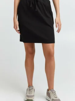 OXMO Röcke*Damen A-Linien-Rock - OXLou schwarz uni