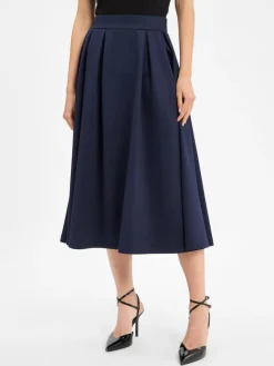 Rich & Royal Röcke*Damen A-Linien-Rock - Scuba marine meliert