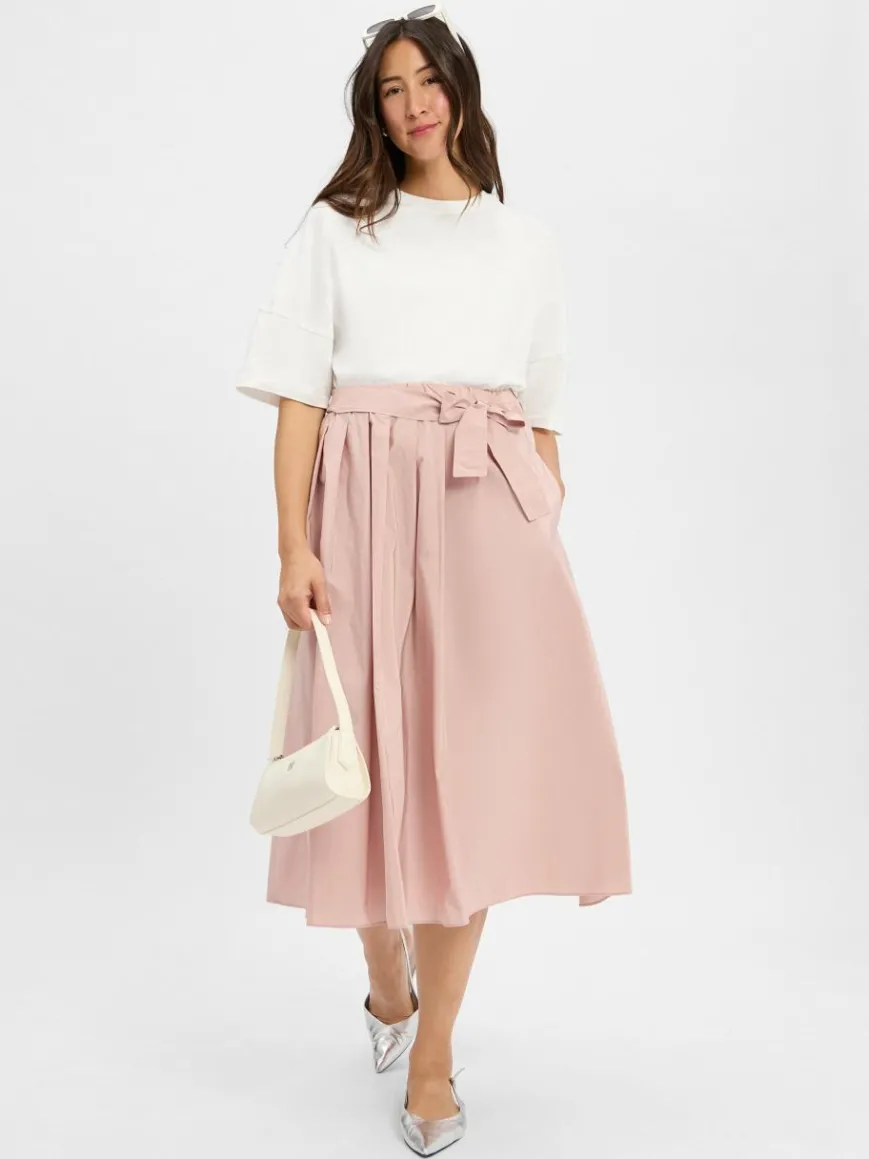 Weekend Max Mara Röcke*Damen A-Linien-Rock - Zarda altrosa uni