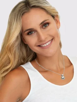 Nenalina Schmuck*Damen Anhänger grau uni