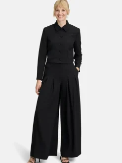 Vera Mont Hosen*Damen Anzughose schwarz uni