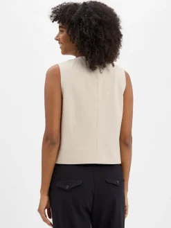 Opus Jacken & Westen*Damen Anzugweste - Warfa kitt meliert