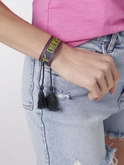 Chiemsee Schmuck*Damen Armband grau bedruckt