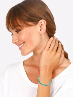 Elli Schmuck*Damen Armband türkis uni