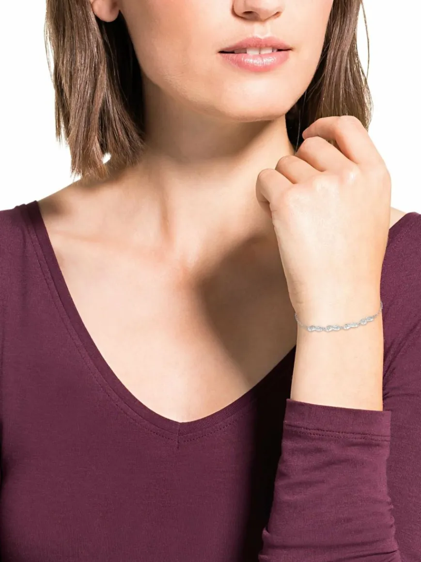 amor Schmuck*Damen Armband silber uni