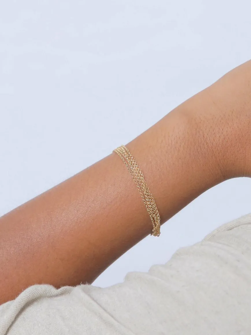 Elli Schmuck*Damen Armband gold uni