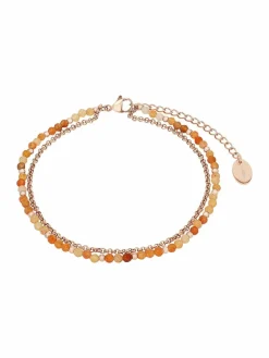 s.Oliver Schmuck*Damen Armband aprikot uni