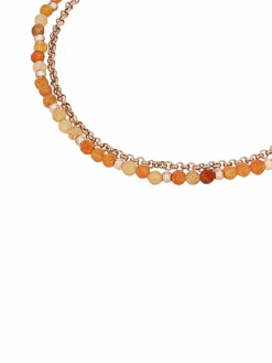 s.Oliver Schmuck*Damen Armband aprikot uni