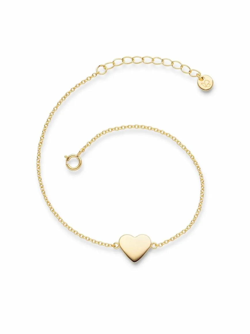 Glanzstücke München Schmuck*Damen Armband - Herz gold uni
