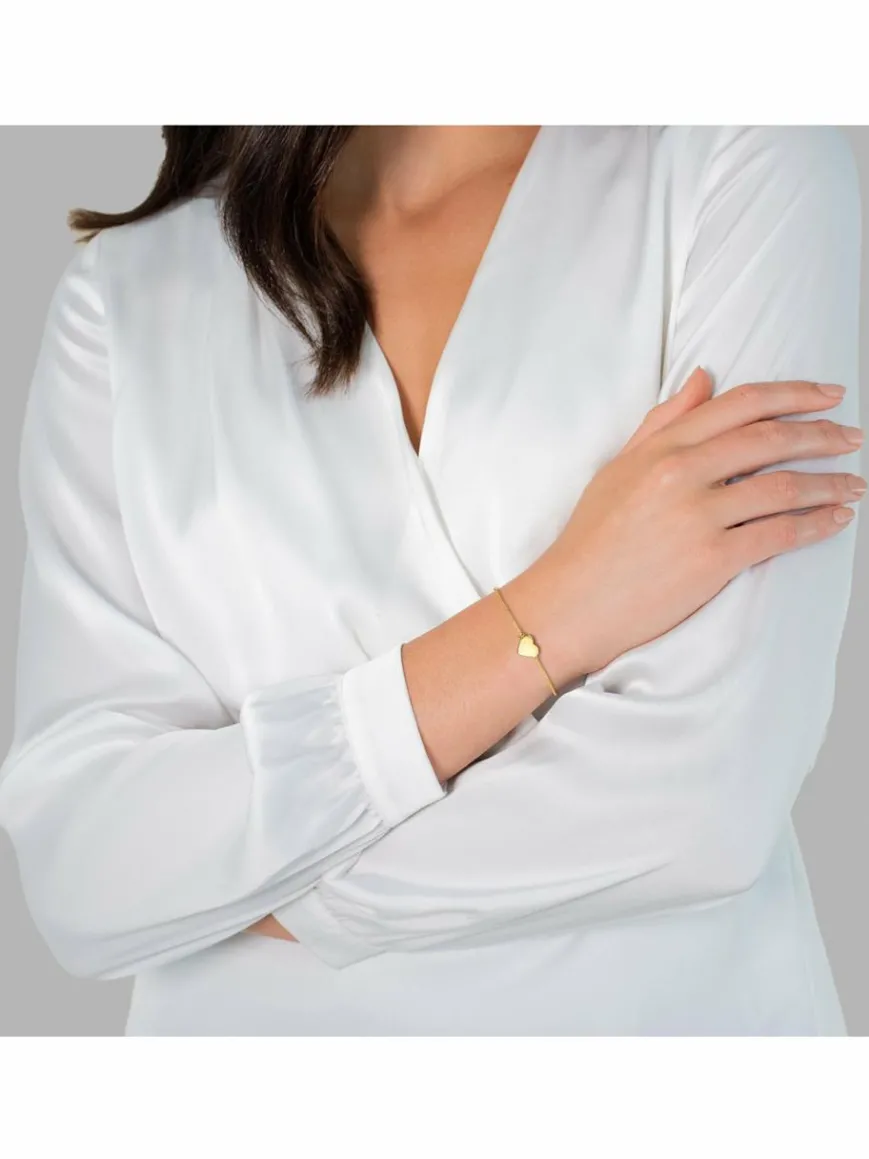 Glanzstücke München Schmuck*Damen Armband - Herz gold uni