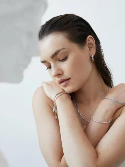 Echtzeit Schmuck*Damen Armband - The Glitter One silber uni