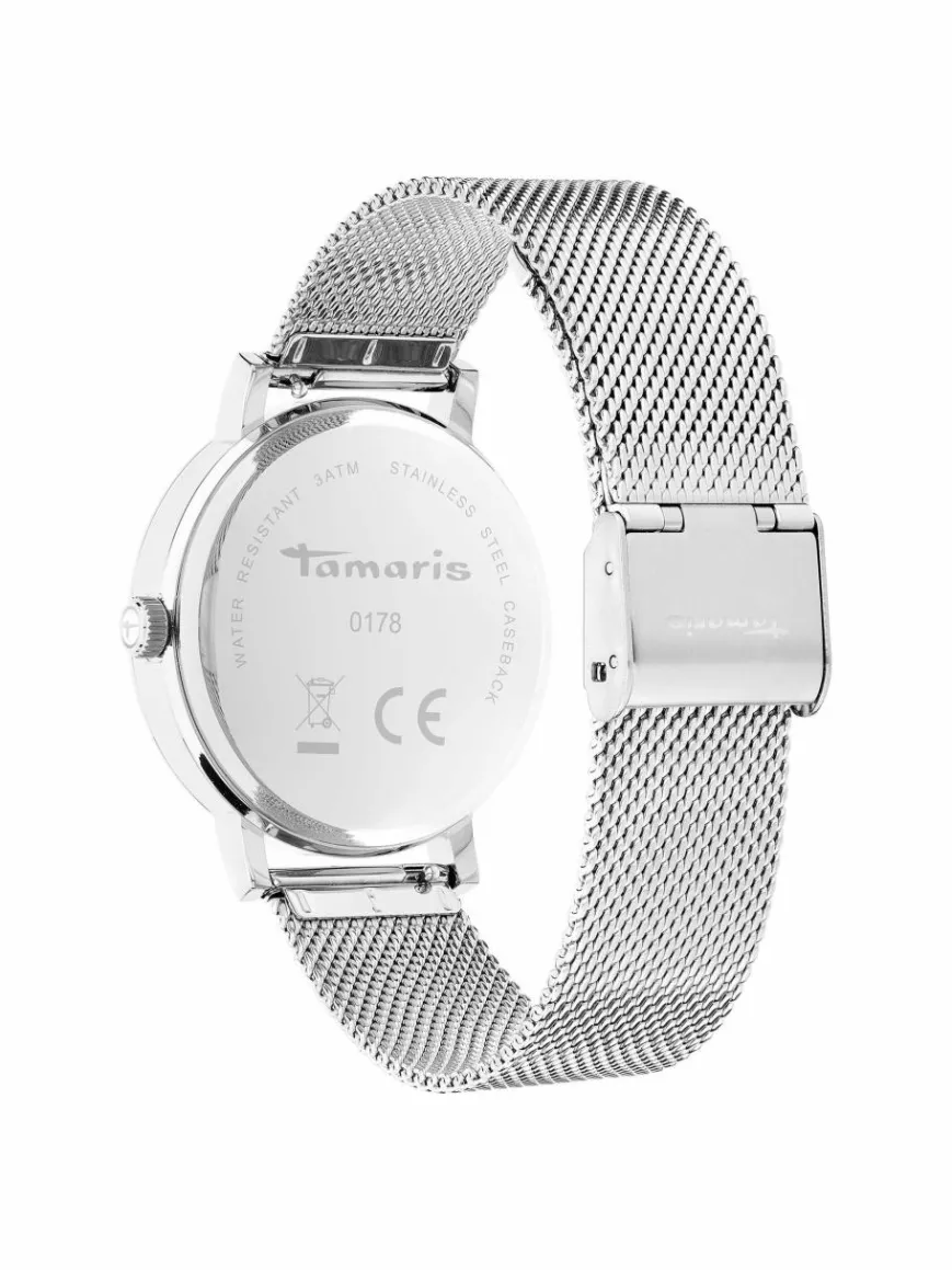 Tamaris Uhren*Damen Armbanduhr silber uni