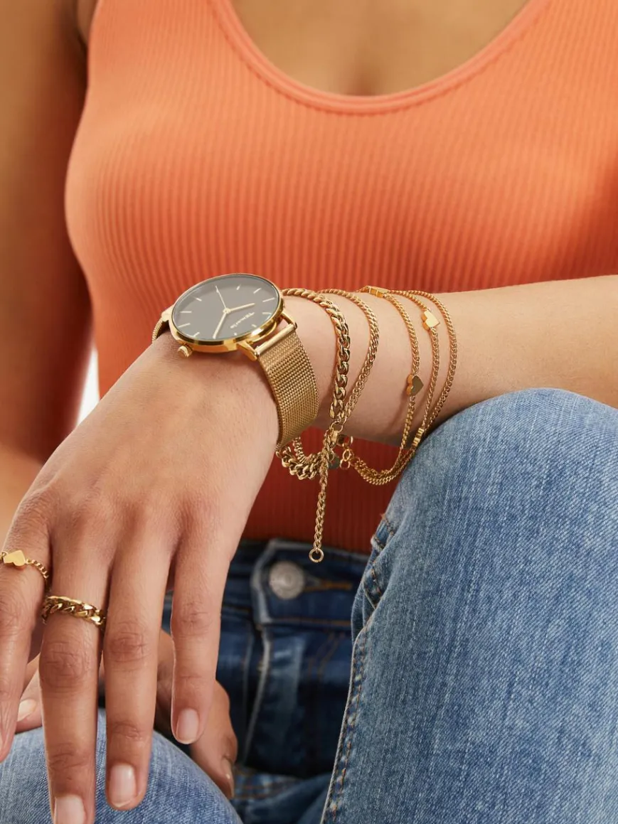 Tamaris Uhren*Damen Armbanduhr gold uni