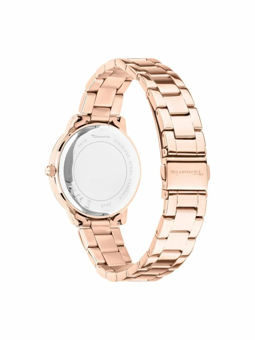 Tamaris Uhren*Damen Armbanduhr roségold uni