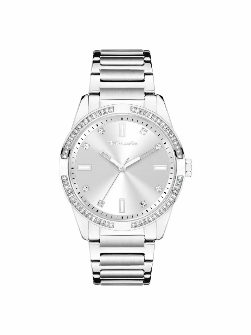 Tamaris Uhren*Damen Armbanduhr silber uni
