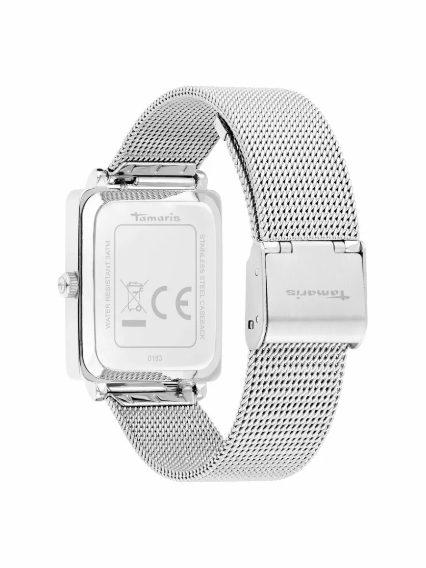 Tamaris Uhren*Damen Armbanduhr silber uni