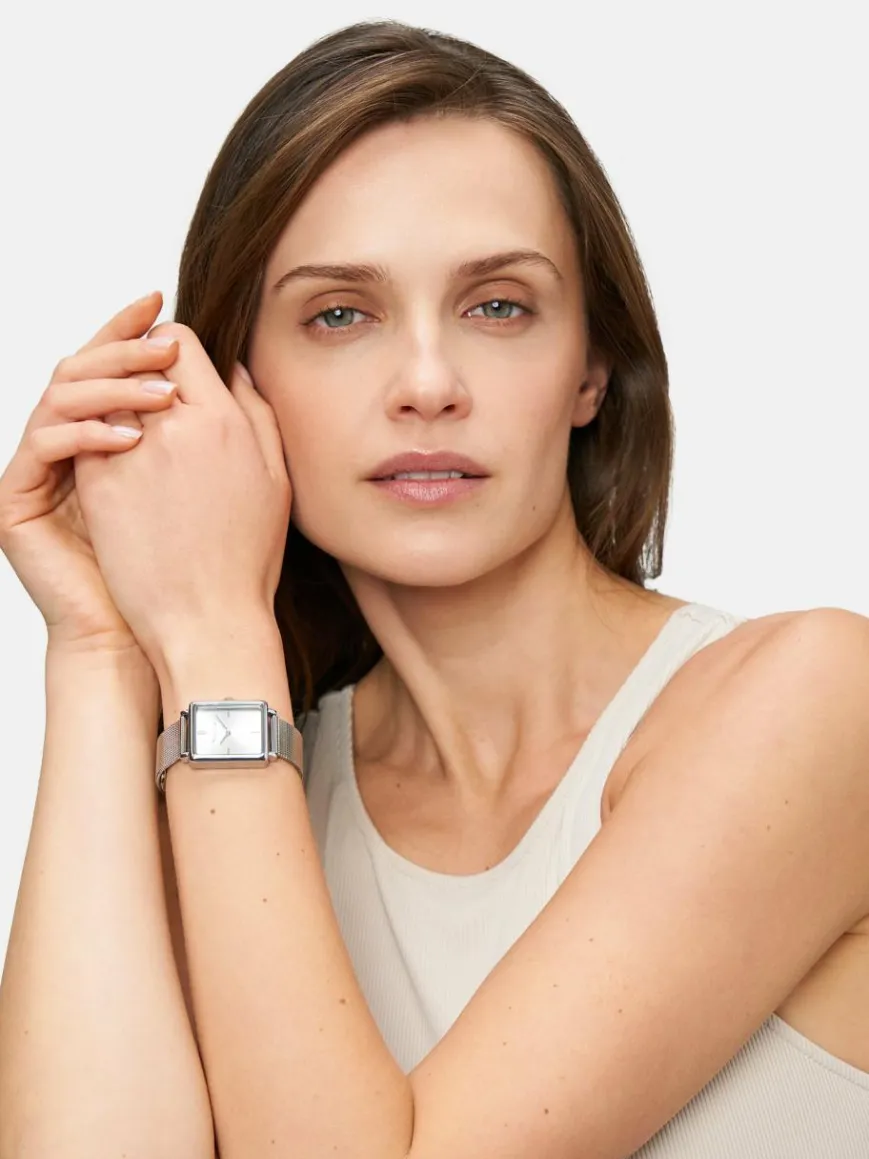 Tamaris Uhren*Damen Armbanduhr silber uni