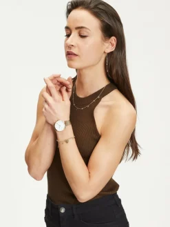 Tamaris Uhren*Damen Armbanduhr gold uni