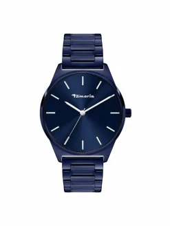 Tamaris Uhren*Damen Armbanduhr blau uni