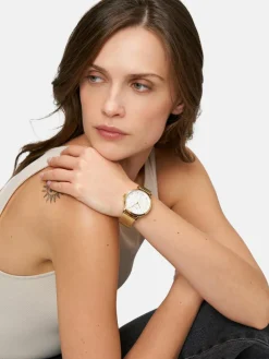 Tamaris Uhren*Damen Armbanduhr gold uni